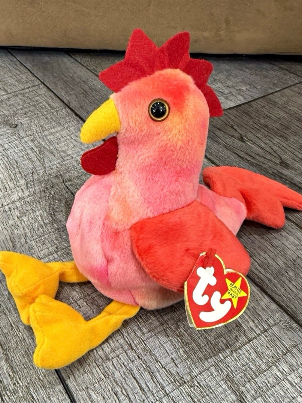 Ty Strut rooster beanie baby